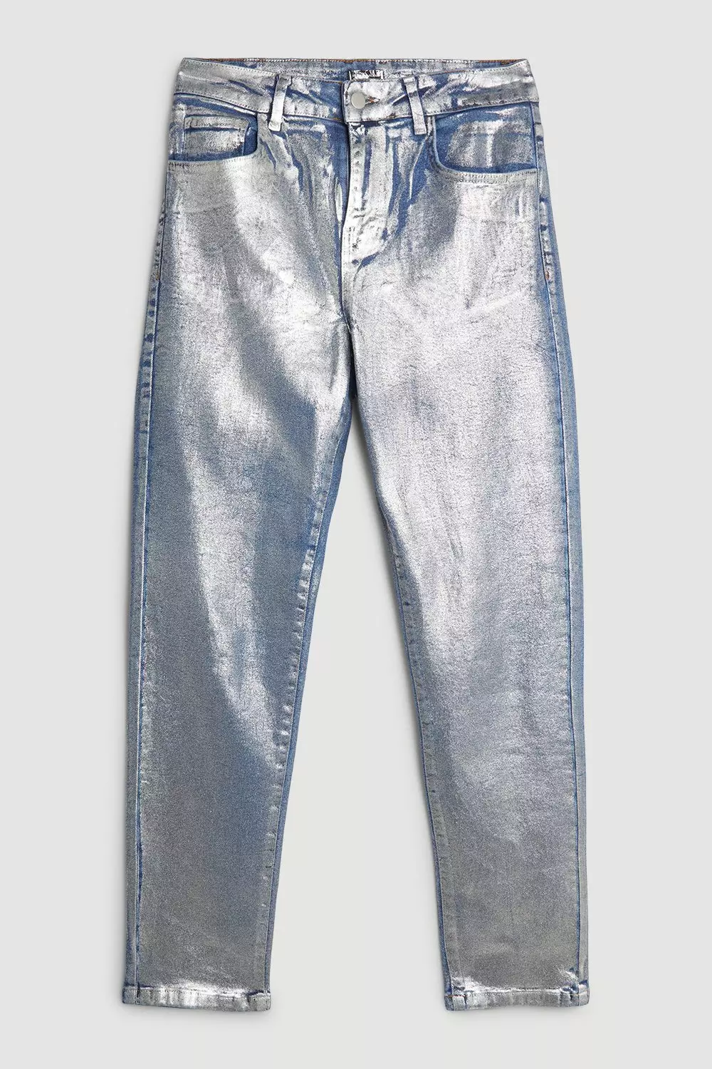 Silver colored hot sale jeans